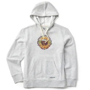 Women's Sunflowerscape Simply True Fleece Hoodie Life is Good