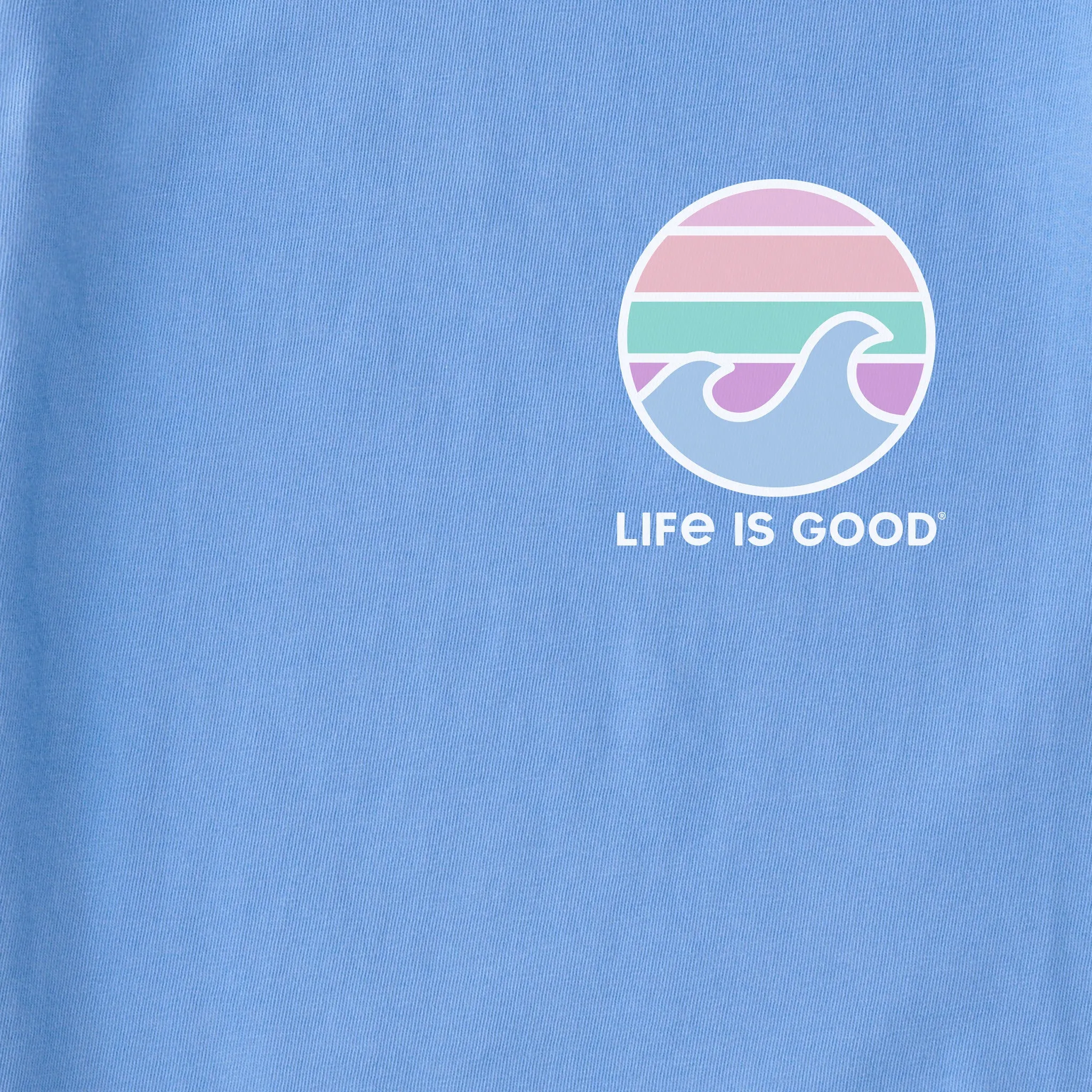 Women's Sunset Wave LIG Simply True Fleece Zip Hoodie Life is Good
