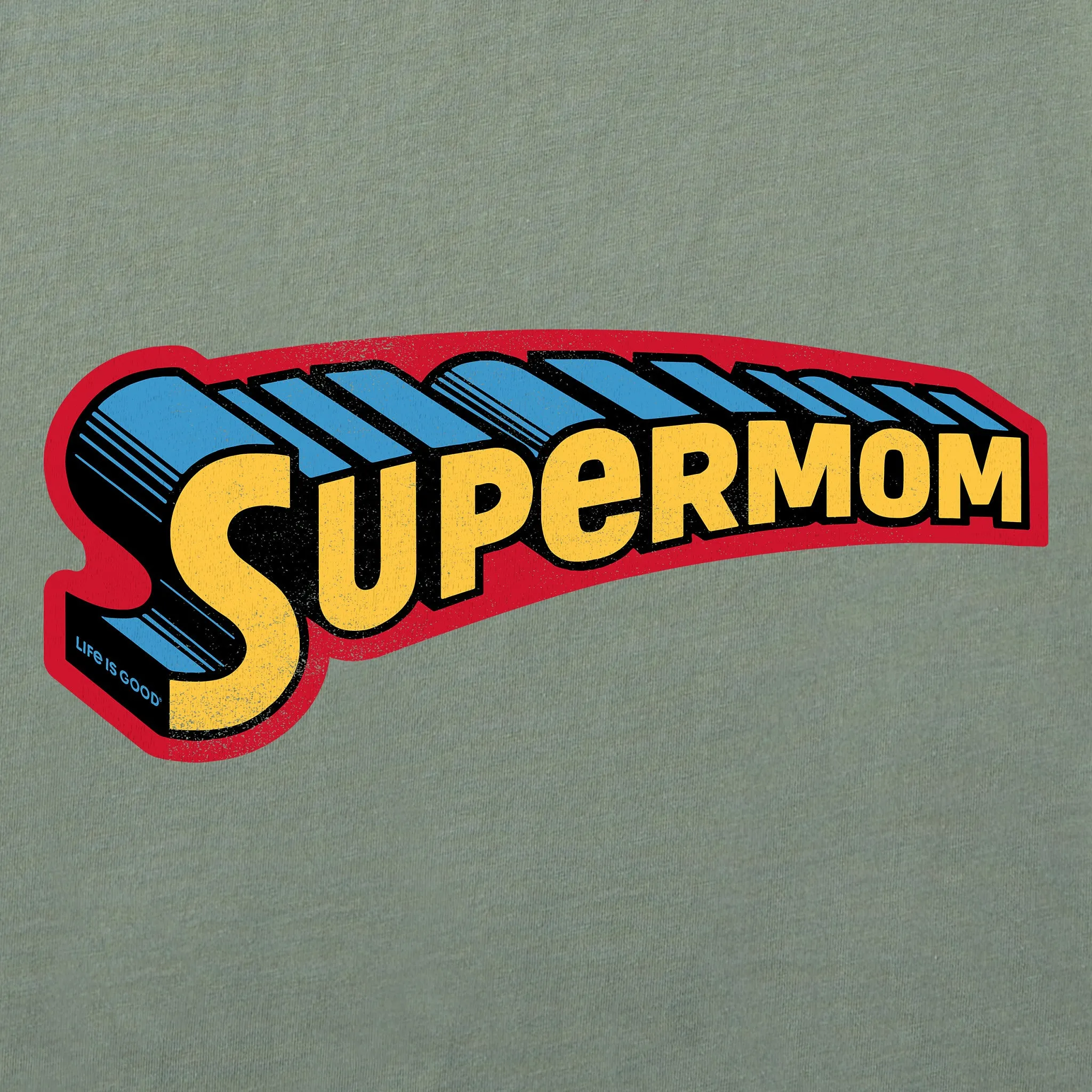 Women's Supermom Simply True Fleece Hoodie Life is Good