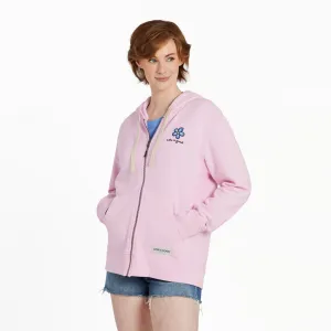Women's Sweet Daisy Simply True Fleece Zip Hoodie Life is Good