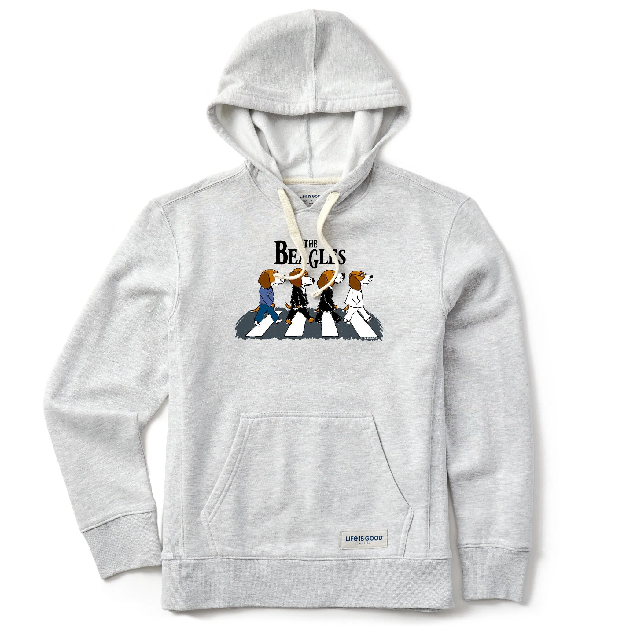 Women's The Beagles Simply True Fleece Hoodie Life is Good
