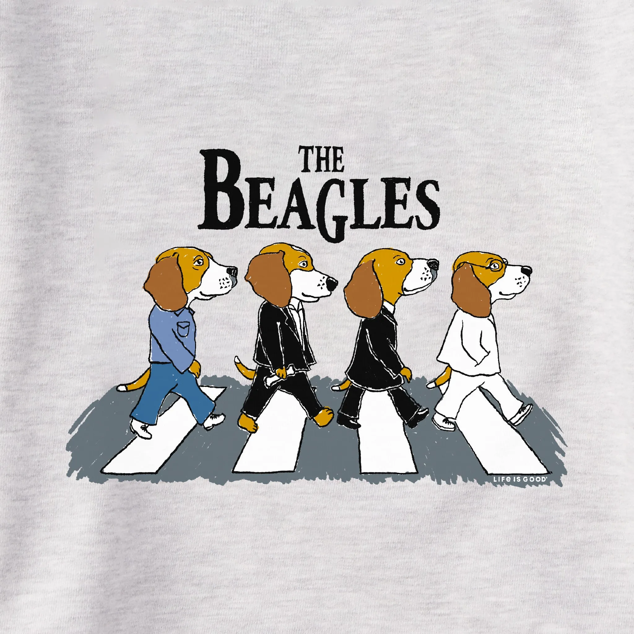 Women's The Beagles Simply True Fleece Hoodie Life is Good