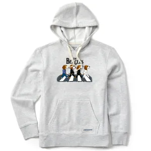 Women's The Beagles Simply True Fleece Hoodie Life is Good