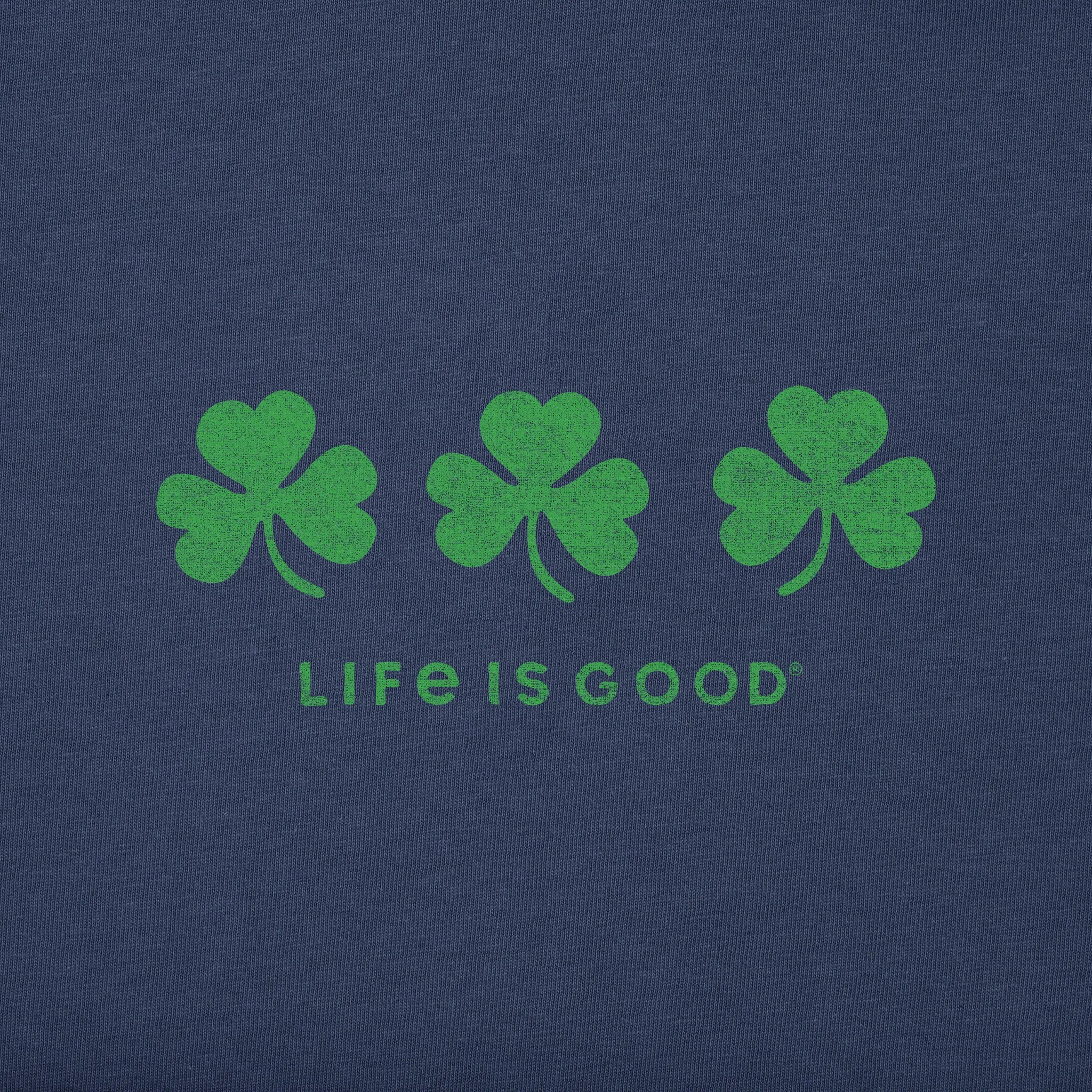Women's Three Shamrocks Simply True Crew Life is Good