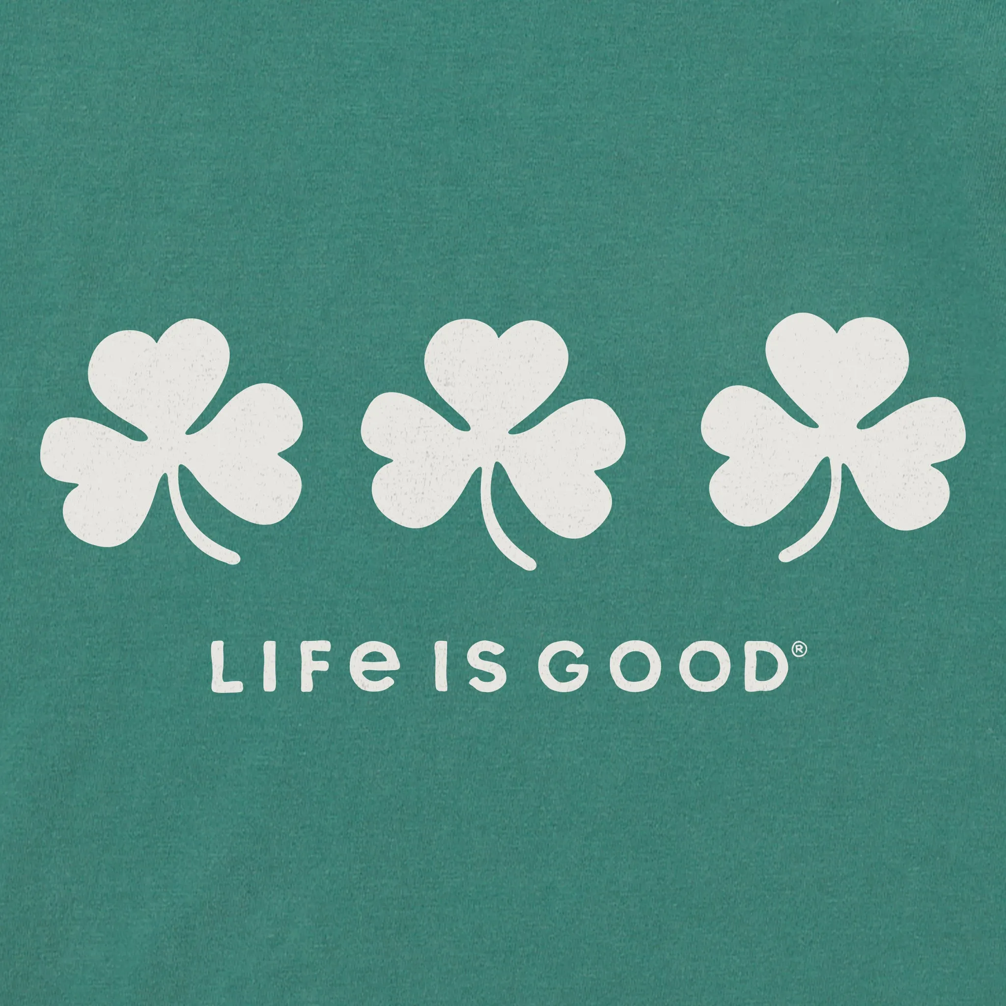 Women's Three Shamrocks Simply True Crew Life is Good