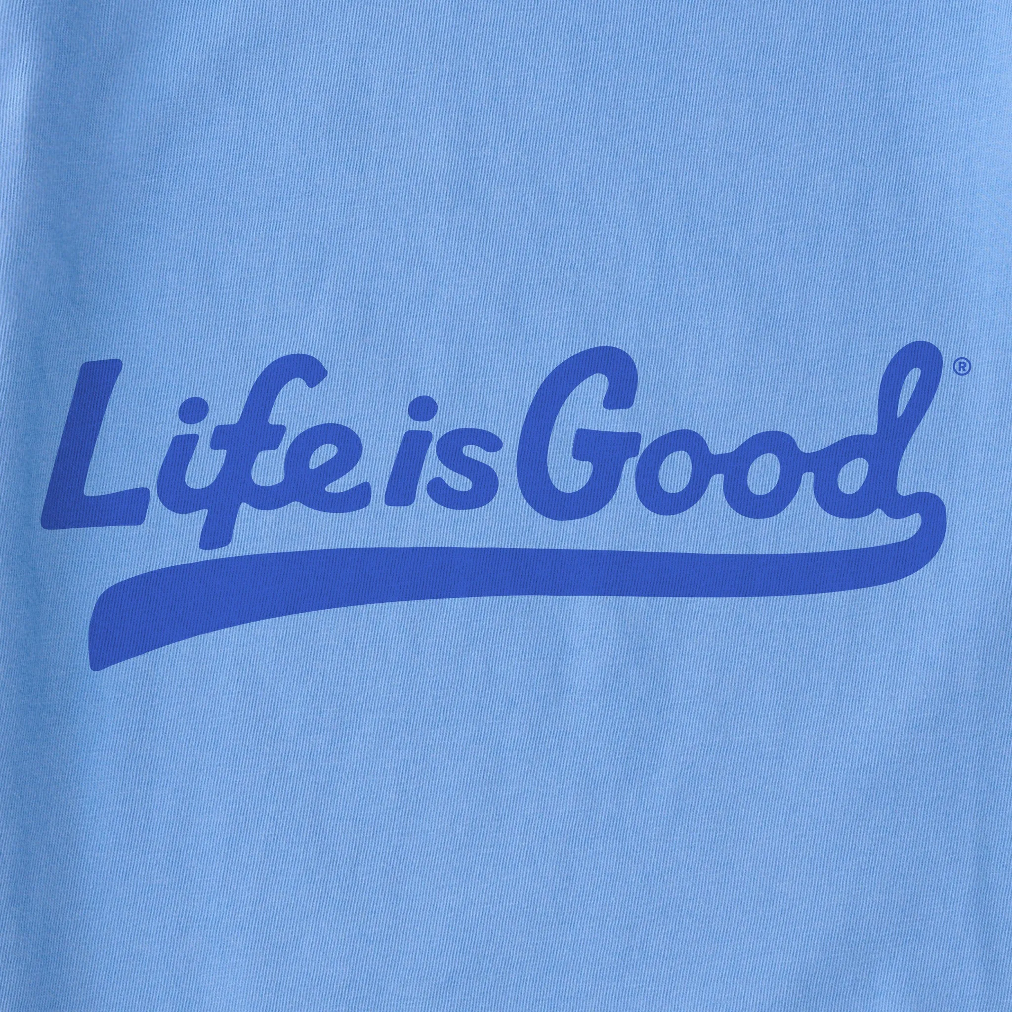 Women's Tonal LIG Ballyard Script Simply True Fleece Crew Life is Good