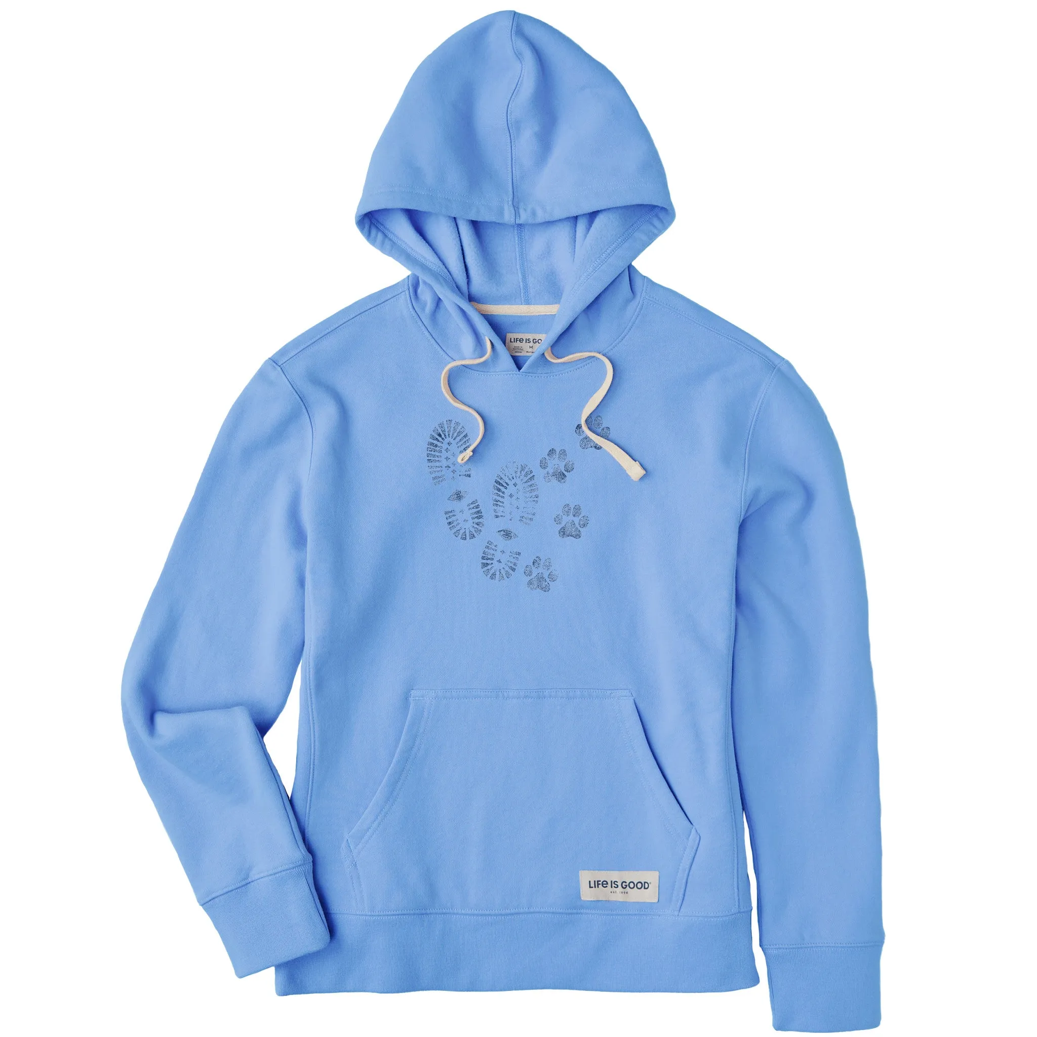 Women's Trails & Tails Simply True Fleece Hoodie Life is Good