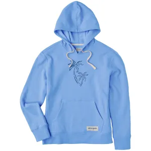 Women's Two Simple Palms Simply True Fleece Hoodie Life is Good