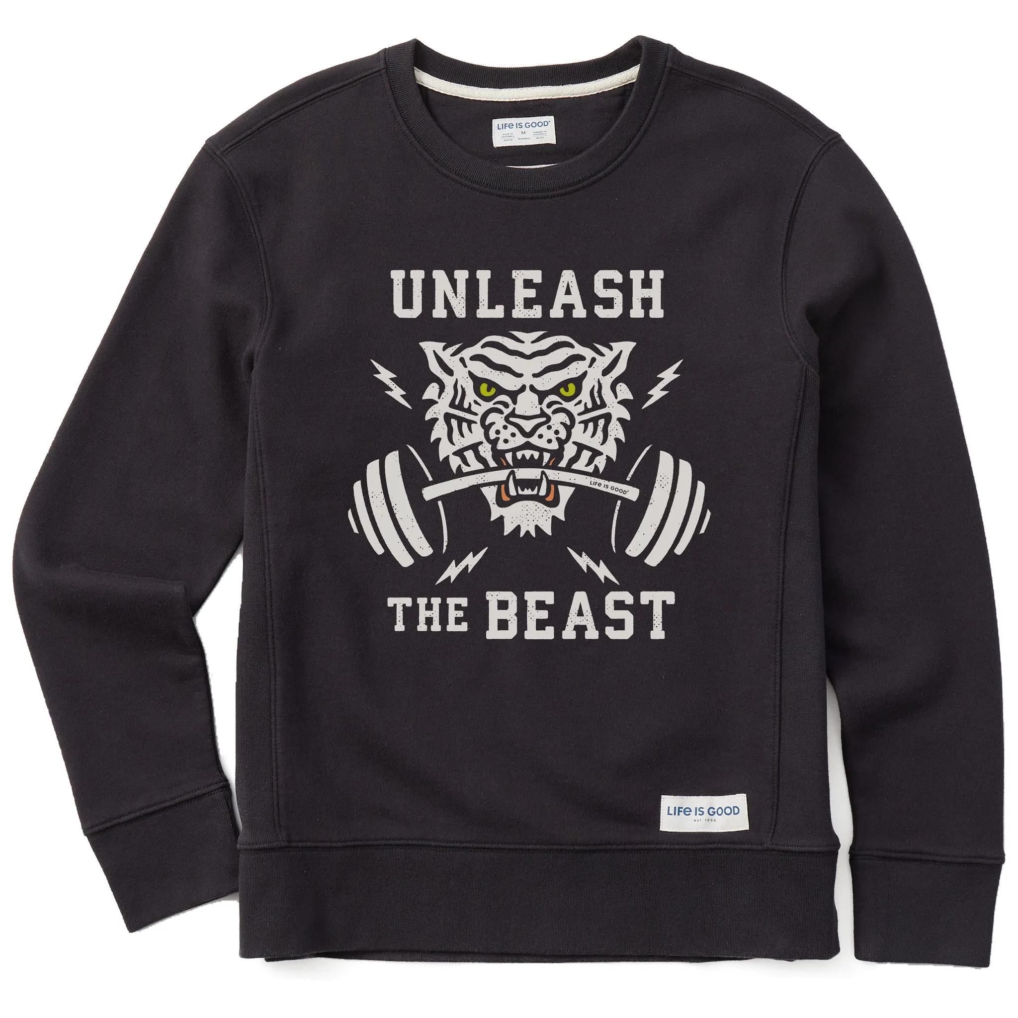 Women's Unleash the Beast Simply True Fleece Crew Life is Good