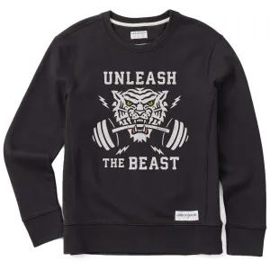 Women's Unleash the Beast Simply True Fleece Crew Life is Good