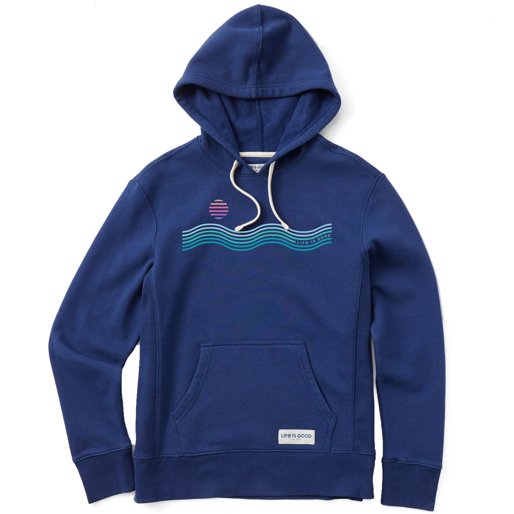 Women's Waves & Sun Simply True Fleece Hoodie Life is Good