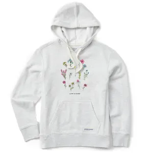 Women's Wildflower Fields Forever Simply True Fleece Hoodie Life is Good