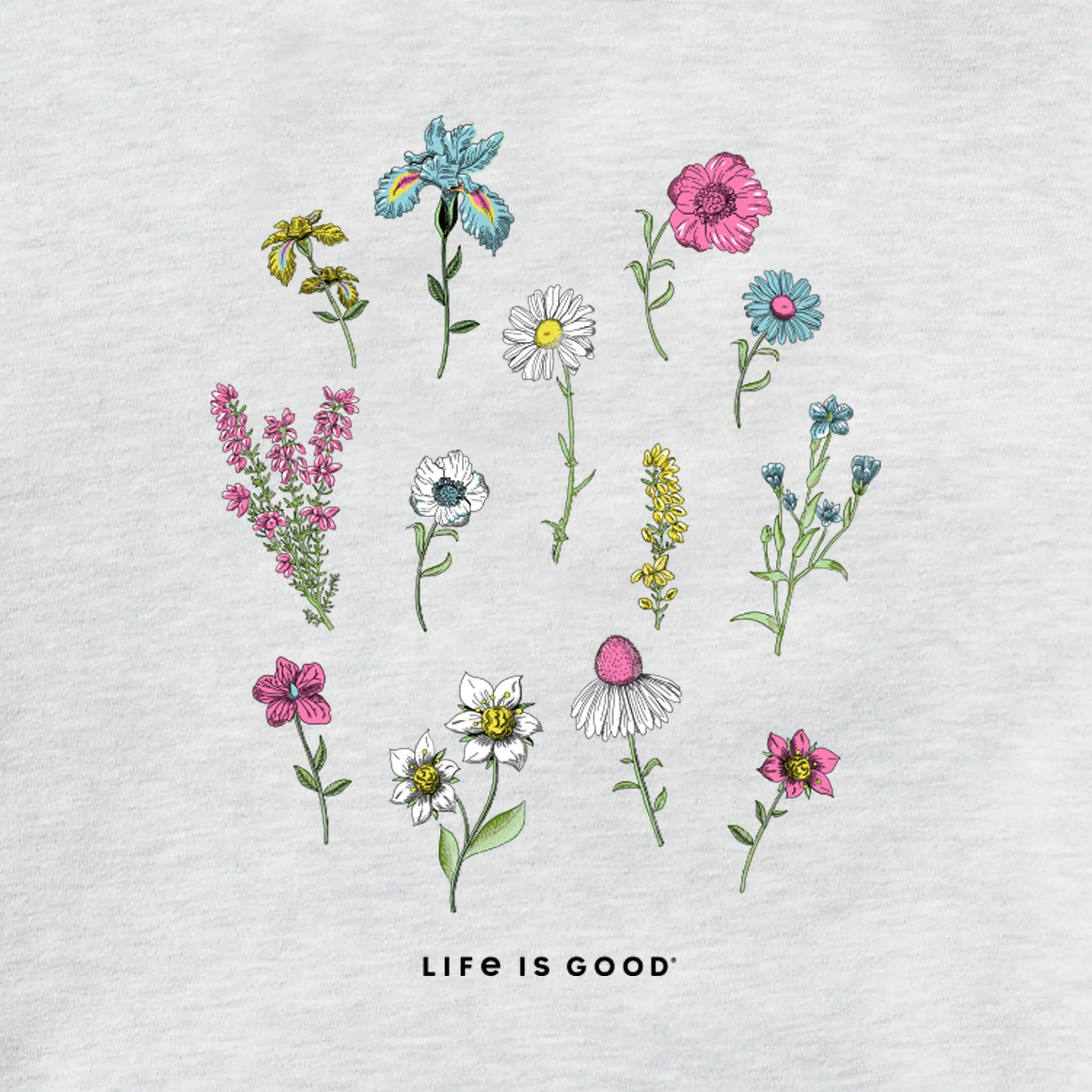 Women's Wildflower Fields Forever Simply True Fleece Hoodie Life is Good