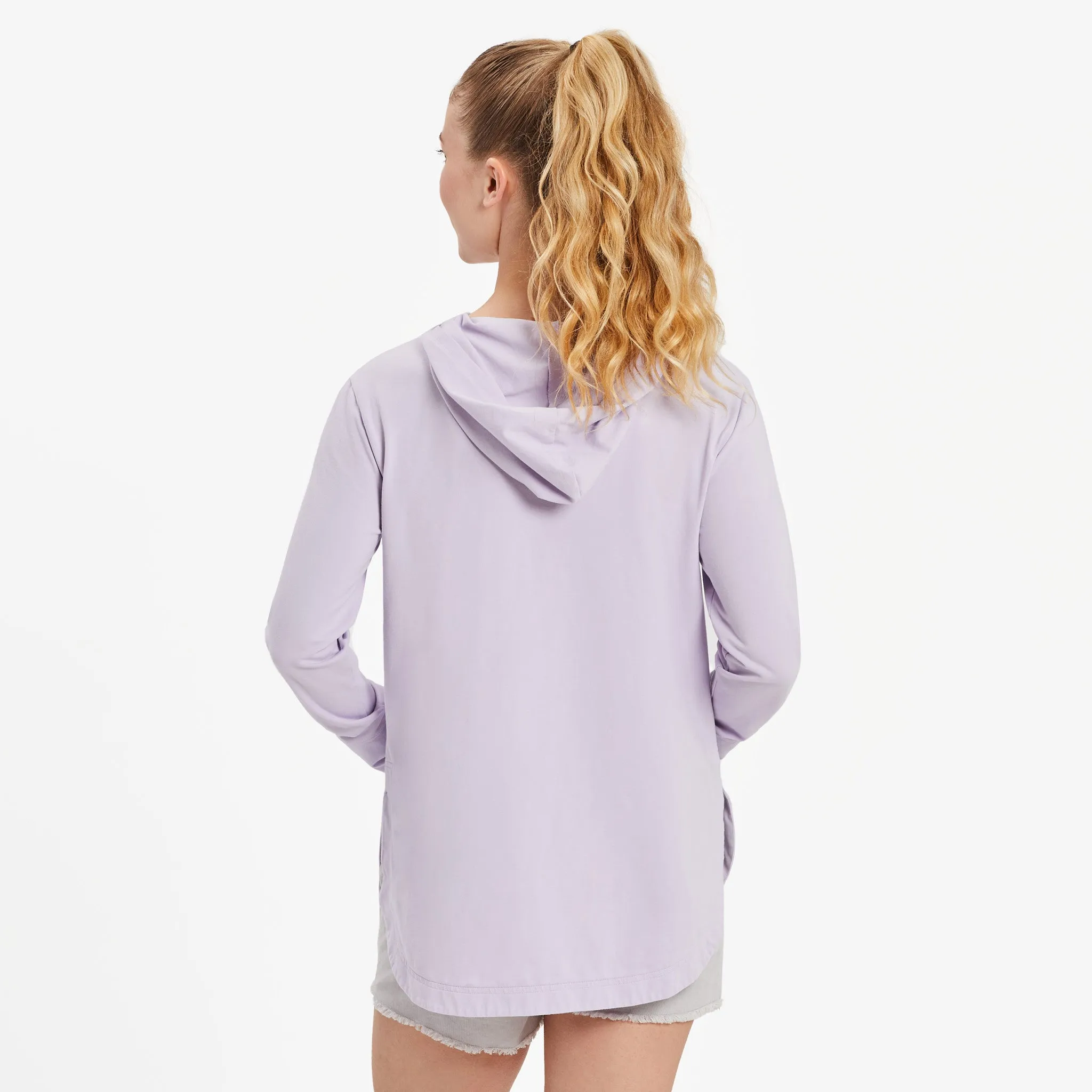 Women's Wildflower Primal Mandala Crusher-FLEX Hoodie Tunic Life is Good