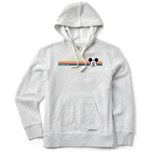 Women's Willie Stripe Simply True Fleece Hoodie Life is Good