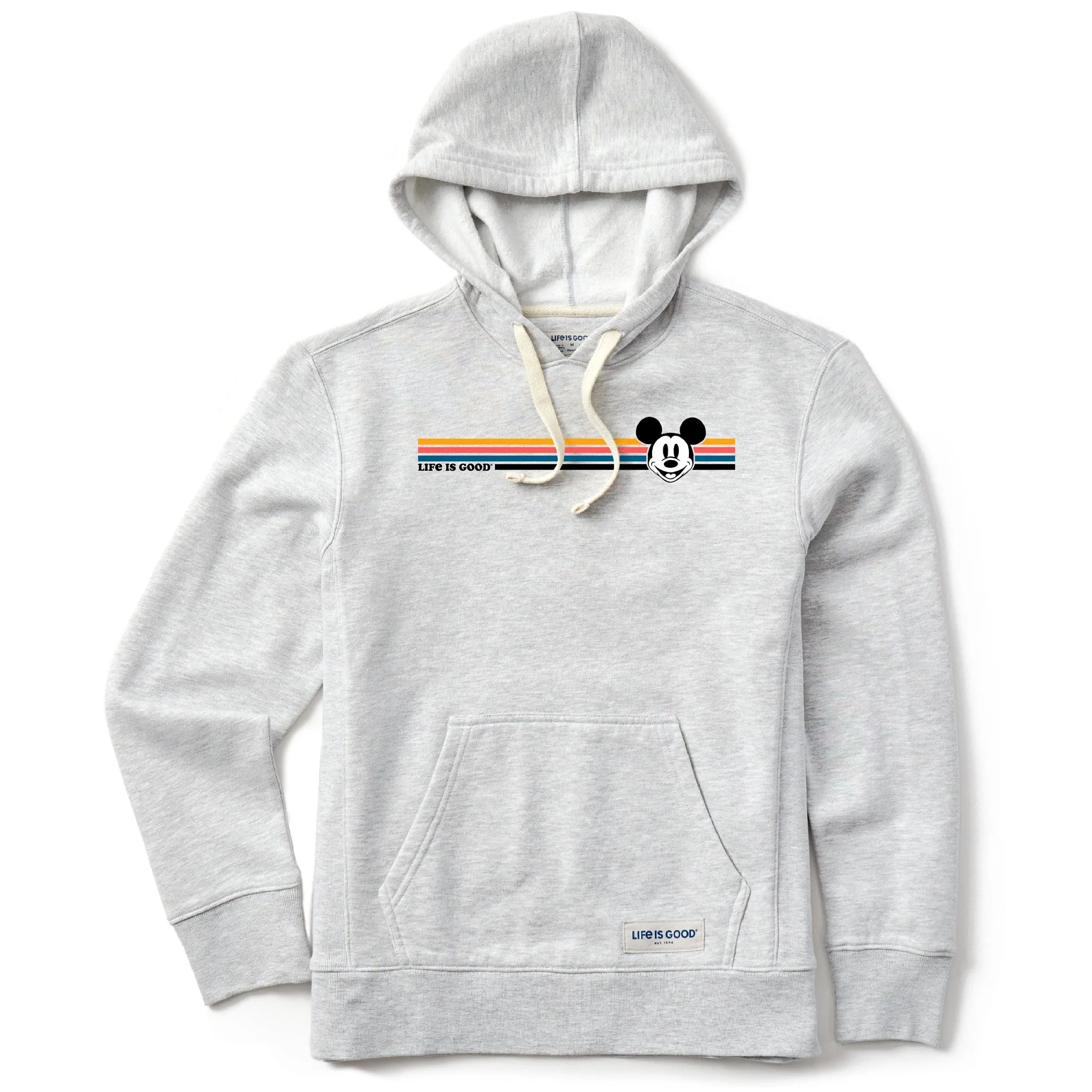 Women's Willie Stripe Simply True Fleece Hoodie Life is Good
