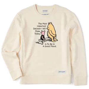Women's Winnie & P Good Mood Simply True Crew Life is Good
