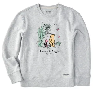 Women's Winnie & P Nature is Magic Simply True Crew Life is Good