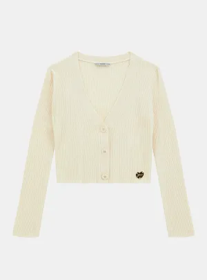 Yellow Long Sleeve Cardigan (7-16) Guess