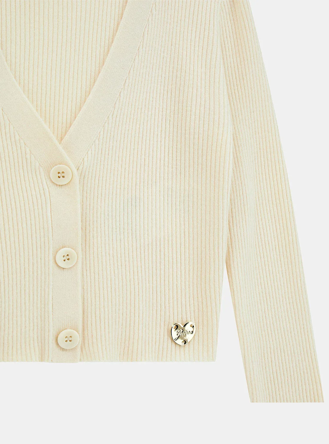 Yellow Long Sleeve Cardigan (7-16) Guess